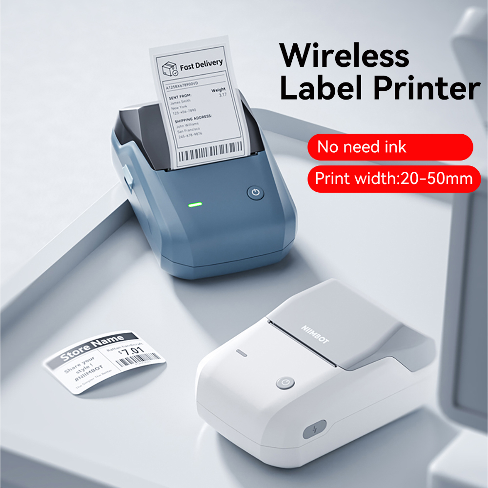 Commercial Shirt Printing Machine - Niimbot B1/B1 Pro Inkless Label Printer