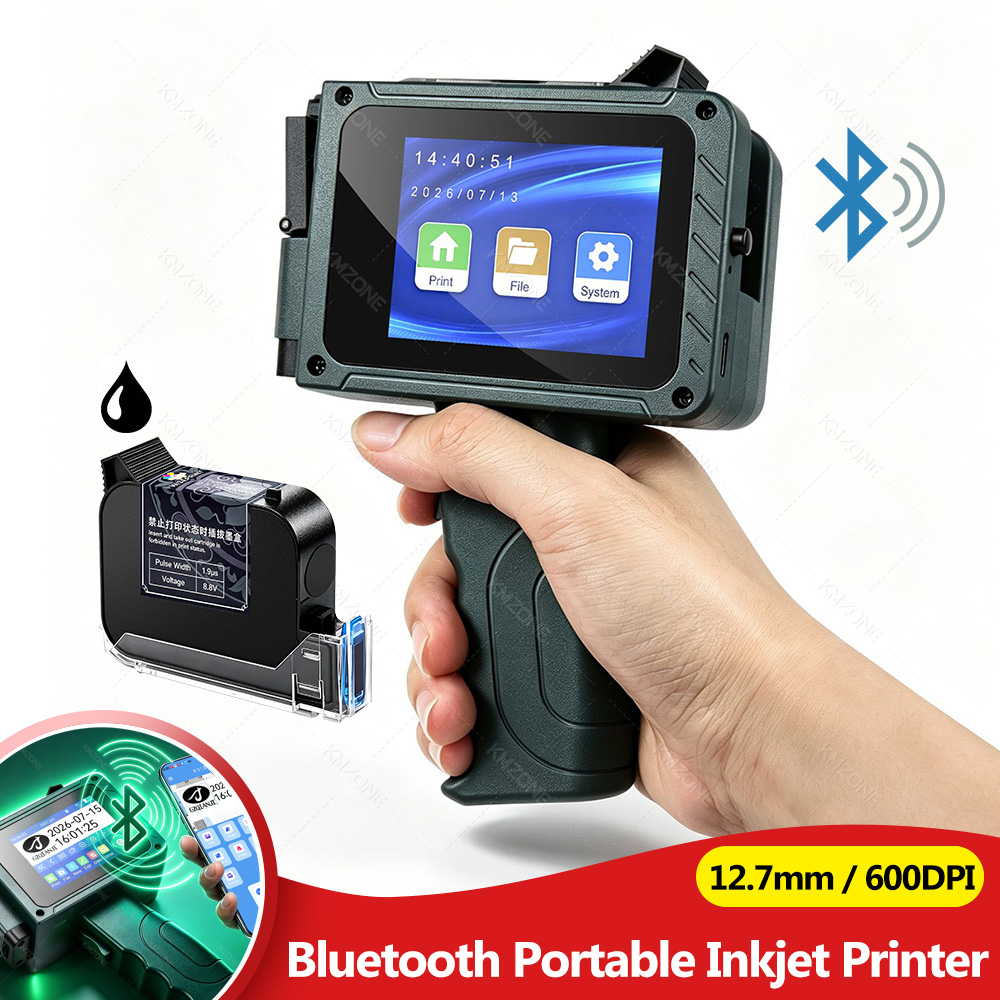 Company Profile Printing - 12.7mm Handheld Inkjet Label Printer Bluetooth