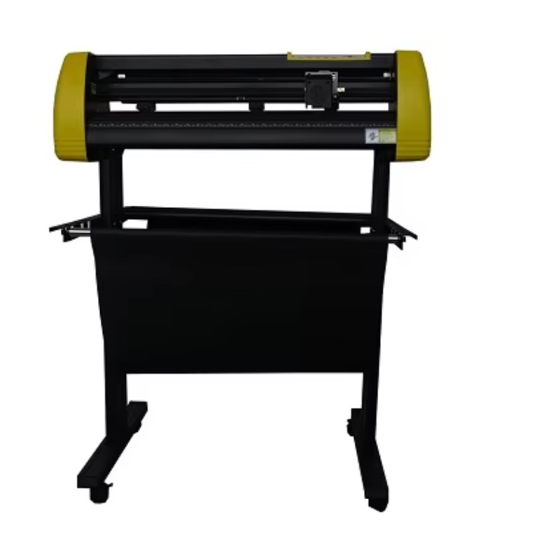 Vinyl Cutter Plotter - 870mm Black&Yellow Auto Contour Vinyl Cutter,Al