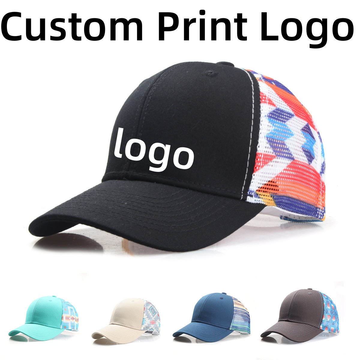Company Profile Printing - Customized Printed Logo Gradient Color Baseball