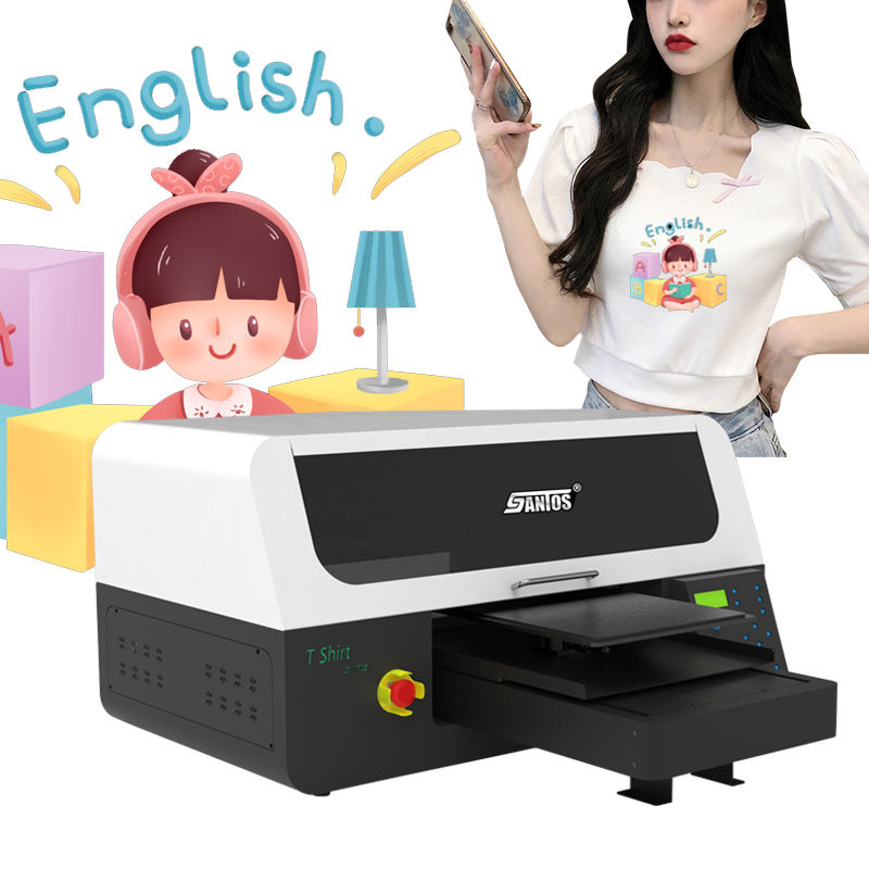 40*60Cm Dtg T-Shirt Printing M - Commercial Shirt Printing Machine recension och pris