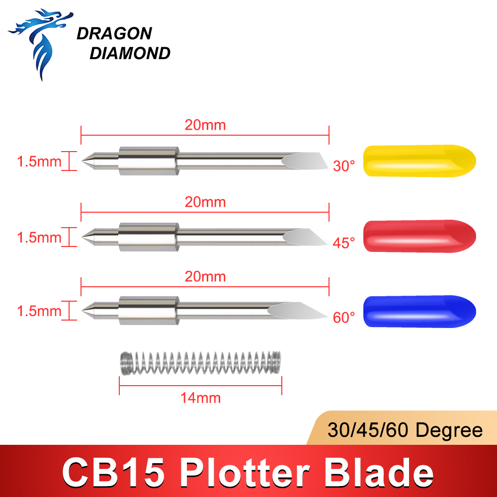 DRAGON DIAMOND 5 PCS 30/45/60  - Vinyl Cutter Plotter recension och pris