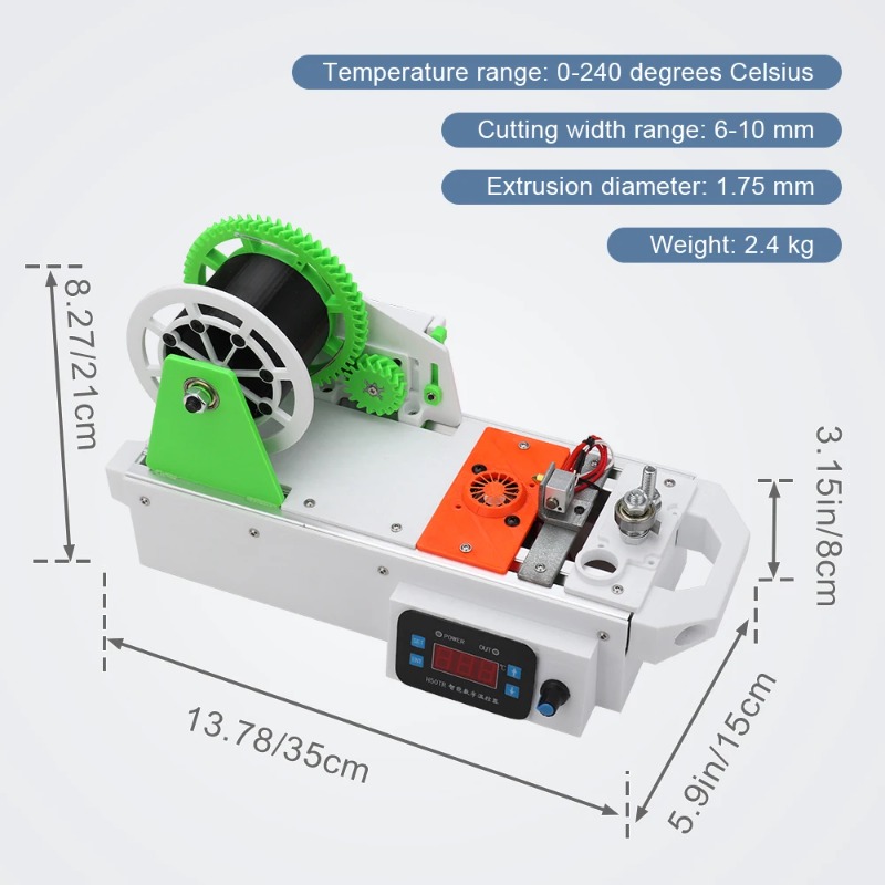 3D Printing Filament Making Ma - Commercial Printing Products recension och pris