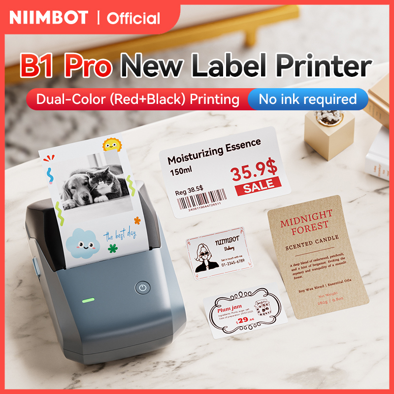 Niimbot B1 Pro Label Printer 3 - Commercial Shirt Printing Machine recension och pris