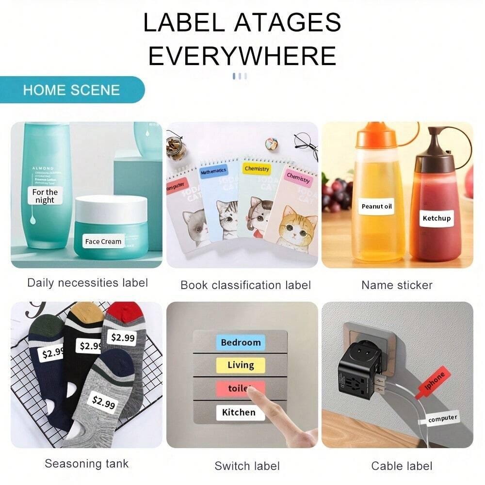 Marklife 3Rolls Labels P15 The - Commercial Shirt Printing Machine recension och pris