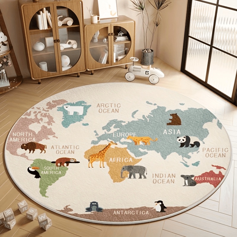 Newest 2D Round Carpet Cartoon - Wholesale Commercial Printing recension och pris